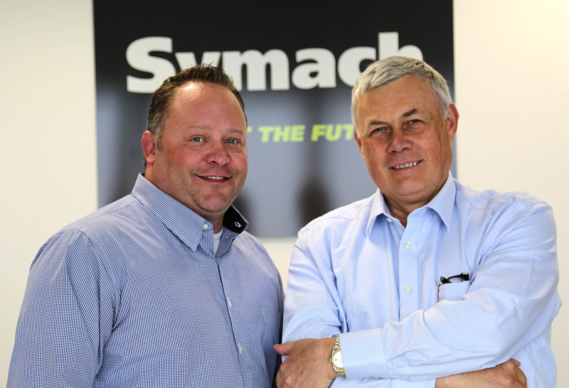 (l-r) Chad Seelye and Osvaldo Bergaglio from Symach. Seelye has been appointed Vice President USA for Symach.