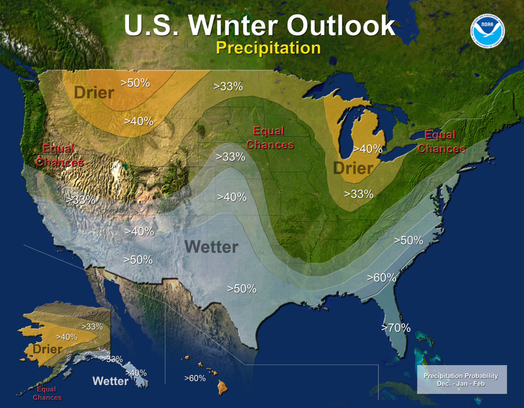 Precipitation - U.S. Winter Outlook: 2015-2016