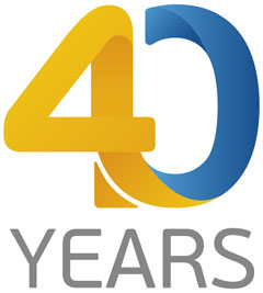 Akzo Acoat selected 40th anniversary logo