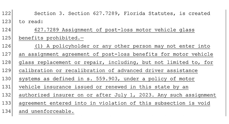 florida law assignment of benefits